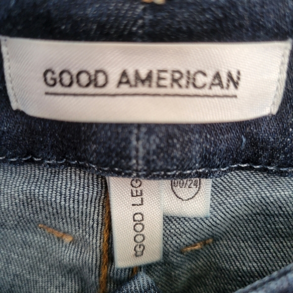 Good American Good Legs High Rise Denim Jeans 24 - Picture 10 of 11